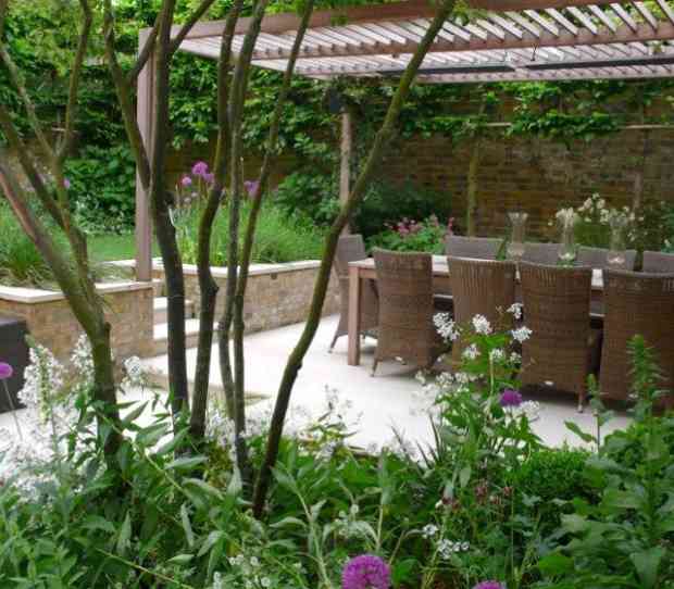 Kensington, Large London Back Garden - thumbnail