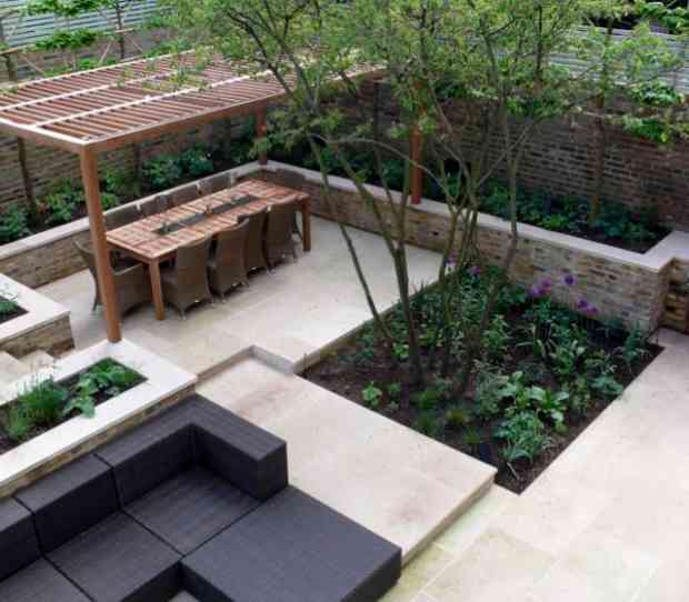 Kensington, Large London Back Garden - thumbnail