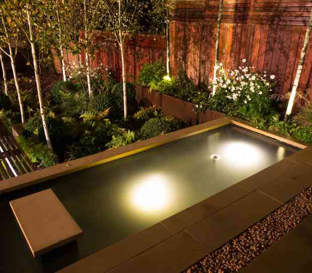 Wimbledon Large Garden at Night - thumbnail