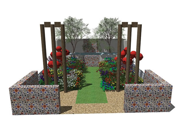 Chelsea 2018 'India: A Billion Dreams' Garden 2 - thumbnail