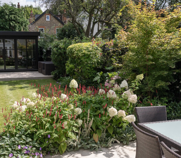 Putney Traditional Garden with Garden Room 1 - thumbnail