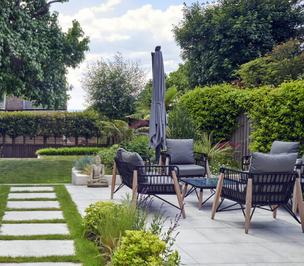 Wimbledon Garden With Pergola 2 - thumbnail